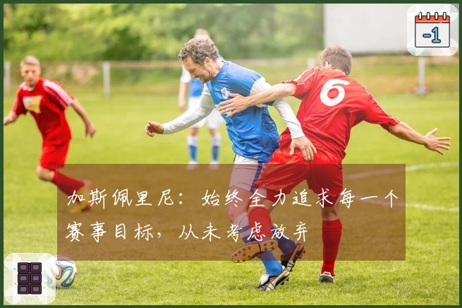 加斯佩里尼：始终全力追求每一个赛事目标，从未考虑放弃